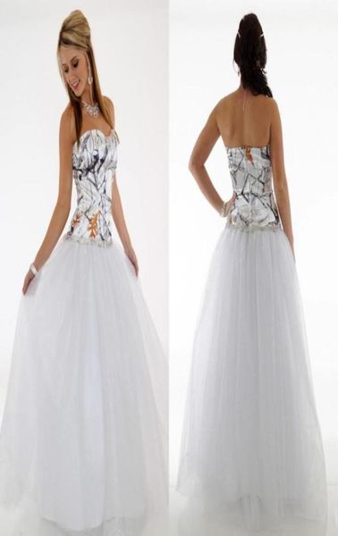 

simple camo wedding dresses sweetheart a line tulle wedding guest dress bridal gowns floor length zipper bridesmaid dress lo9297435, White