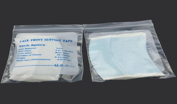 

walker blue liner a contour double sided adhesive super hair tape for lace wigs toupee hair piece 36pcs hold 4 weeks9545877, Black;brown