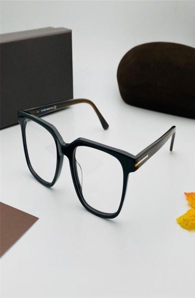 

optical eyeglasses for men women retro 5818 style antiblue glasses light lens plate with box7603584, White;black