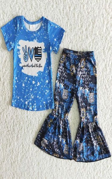 

new fashion kids designer clothes girls bell bottom outfits 2pcs cute baby girls clothing boutique outfit whole kids clothes o3506991, White