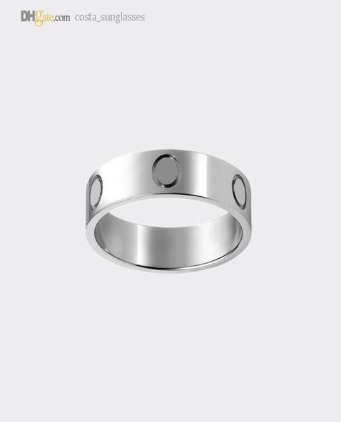 

designer rings love ring carti band ring silver womenmen luxury jewelry titanium steel goldplated never fade not allergic 456m5980247