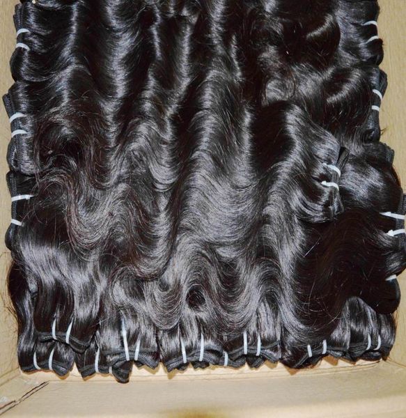 

happy time processed weaves 20pcslot body wave peruvian human hair extensions beautiful bundles love1454177, Black