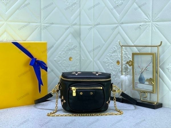

evening bags mini bumbag 2023 designer chain bum bag whose embossed monograms pattern crossbody summery shades waist pouch bag belt pocket s