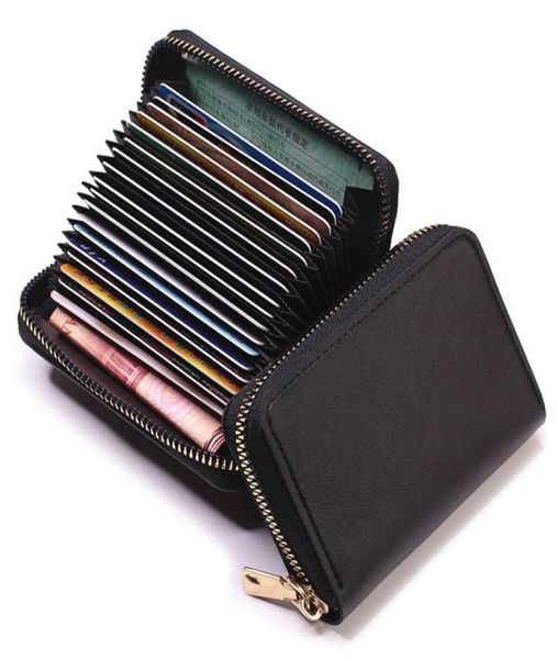 

card holders business holder wallet womenmen gray bankid 20 bits pu leather protects case coin purse7036593, Brown;gray