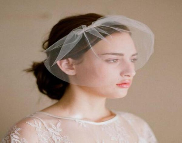 

vintage wedding blusher veils simple short bridal veil bridal veils2231158, Black