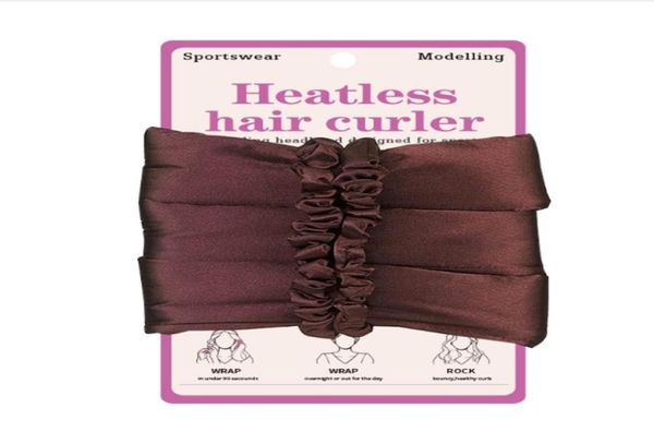 

sports heatless hair curler lazy curling stick foam sponge curler big wave headband7318344