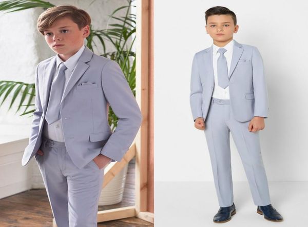 

light blue little boy formal suits dinner tuxedos for wedding party boy groomsmen kids children prom suit formal wear jacketpant5409829, Black