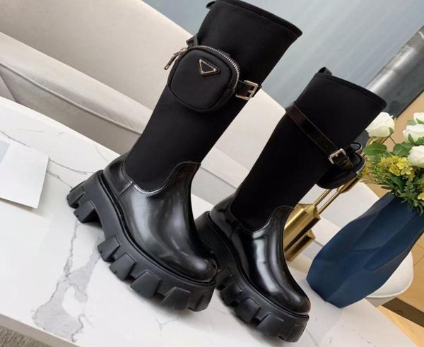 

rimocy hidden heels chunky platform ankle boots for women short plush inside autumn winter shoes woman punk pu leather booties3638682, Black