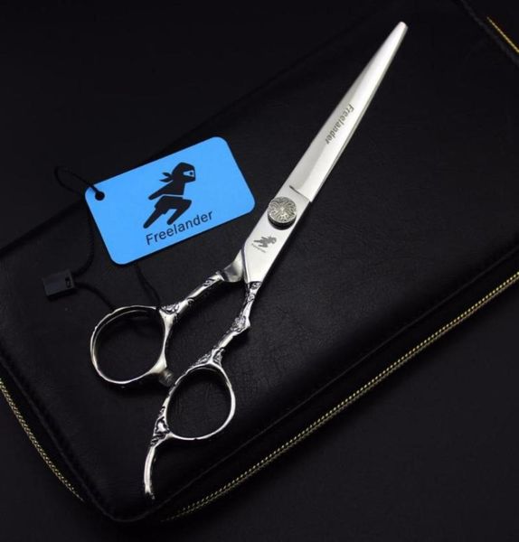 

7inch 6cr stainless steel lander cutting straight scissor salon barber hairdressing style hair shear clipper1612900