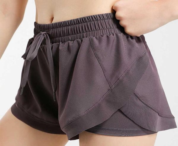 

breathable quickdrying sports shorts for women summer antiexposure yoga shorts stretch slim running fitness pants for women5657881, White;red