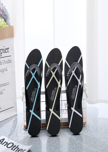 

cross pattern eva man slippers holiday big size flip flops summer vacation slipper men cool shoes house flip flops slippe8018280, Black