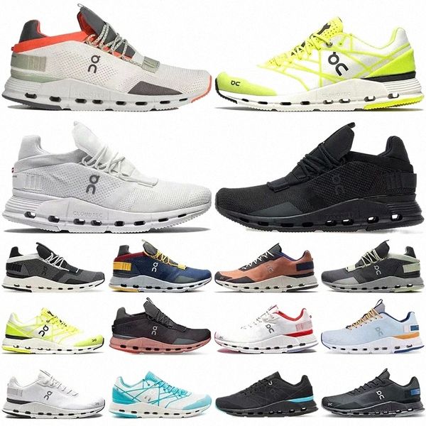 

running shoes for men women on cloud cloudnova form undyed triple black white grey sky blue terracotta forest orange mens trainers lifestyle