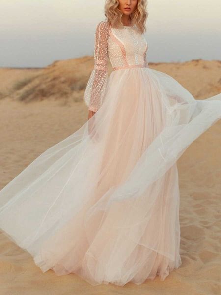 

fashion lace perspective wedding dress long sleeve slim dress elegant party dress, White;black