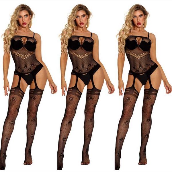 

32% off ribbon factory store large size transparent women' open thigh socks bare arm bras underwear, Red;black