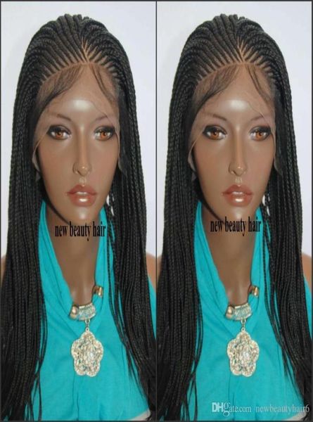 

synthetic lace front braid braid hair everyday wigs fashion wigs hand tie cornorw for black women natural hairline cosplay4840664