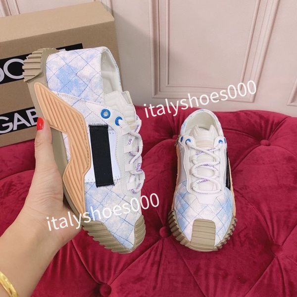 

2023 new designer womens fashion sneakers lace up popular flat casual men spring autumn walking shoes white, Black