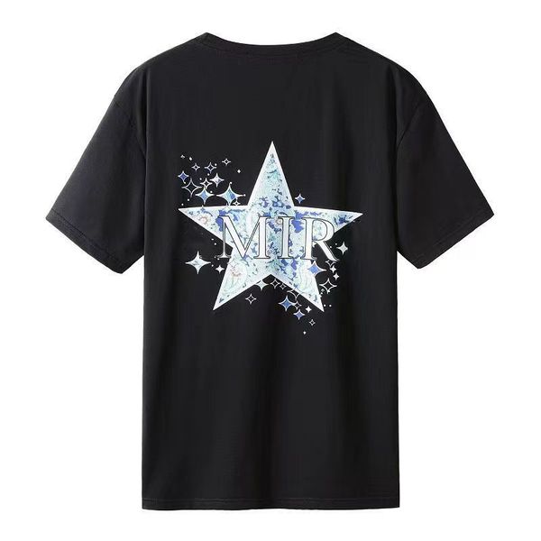 

mens t shirt designer t shirt mens tees pure cotton breathable high-end light luxury trend new couple's same clothing, White;black