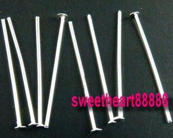 

silver plated head smooth pins needles mic 1000pcslot 50mm jewelry findings components jewelry diy8353816