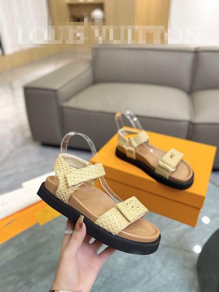 

designer slides women man slippers luxury sandals brand sandals real leather flip flop flats slide casual shoes sneakers 0522, Black
