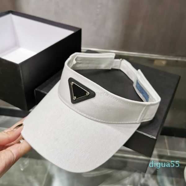 

designer empty cap casual summer visor sun mens designers hat sports women golf tennis outdoor beach headband snapback baseball caps 4yekp, Blue;gray