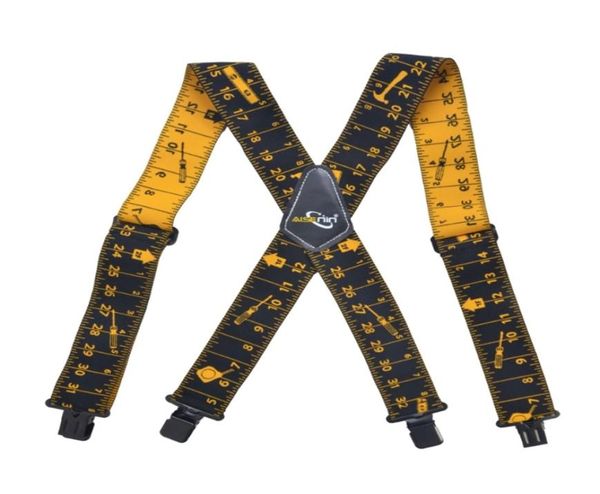 

plus 120cm length 5cm wide adjustable four clipon x back elastic heavy duty braces suspenders mens 2010283104916, Black;white