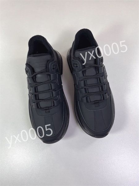

2023 luxurys designer flat sneaker trainer casual shoes leather white letter overlays fashion platform mens womens low sneakers, Black