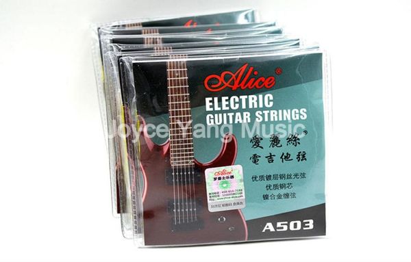 

10 sets of alice a503lsl electric guitar strings steel core plated steelnickel alloy wound string wholes1326284
