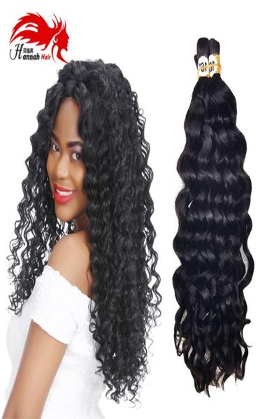 

human bulk hair for braiding no attachment mongolian afro deep curly crochet braids 3 piece natural black virgin remy hair4632483