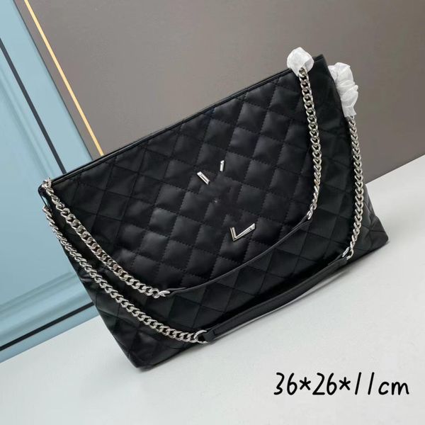 

designer large capacity leather shopping bag handbag fashion trend