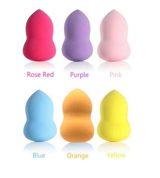 

sponges applicators cotton 6pcs cosmetic puff sponge mix face liquid foundation beauty make up tools soft powder gourd shape8892295