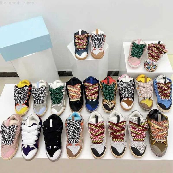 

new curb trainers runners shoes men sneakers sports shoes fashion woman flat couples high designer women leather casual shoes with box 35-4, Black