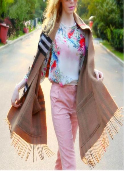 

fashion promotional scarf shawl for men women autumn and winter warm wool shawl four seasons leisure classic20058cm6314585, Blue;gray