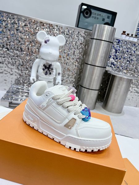 

2023 new luxury slacker shoes womens sneakers men's classic shoes fashion couples shoes vegetarianism white low-breathable running 0522, Black