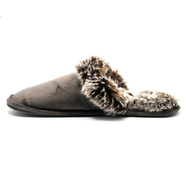 

3846 winter men warm skid house slippers indoor slippers men039s indoor plush fur lovers cotton floor slippers9609613, Black