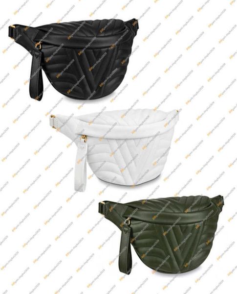 

m53750 m53861 new wave bumbag men women original calf leather shoulderbag purse crossbody messenger bag waist pack1409609