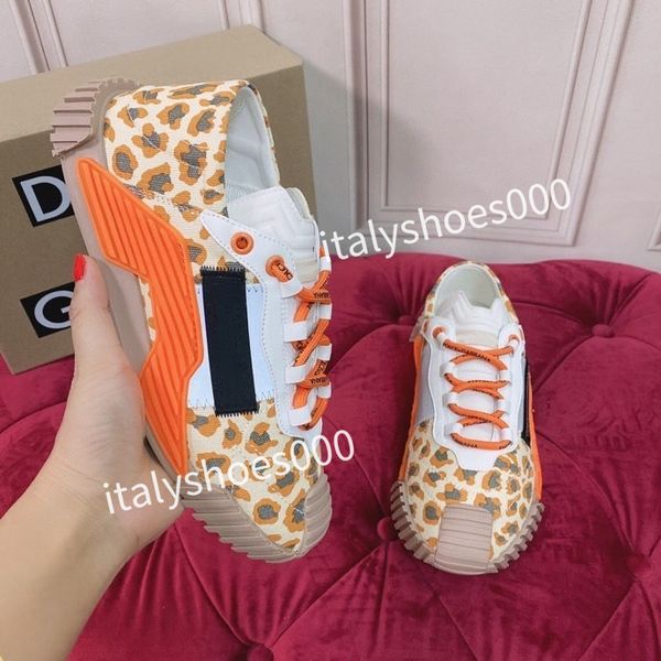 

2023 designer women fashion sneakers lace up popular flat casual men spring autumn walking shoes white, Black