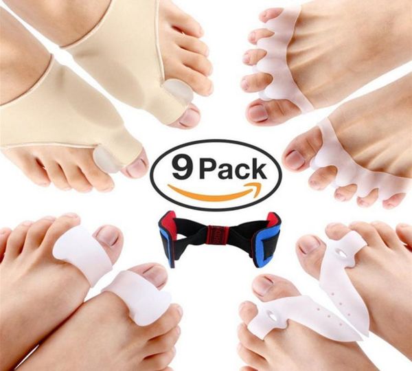

bunion corrector protector sleeves kit foot treatment for cure pain in big joint tailors hallux valgus hammer separators spacers5241371