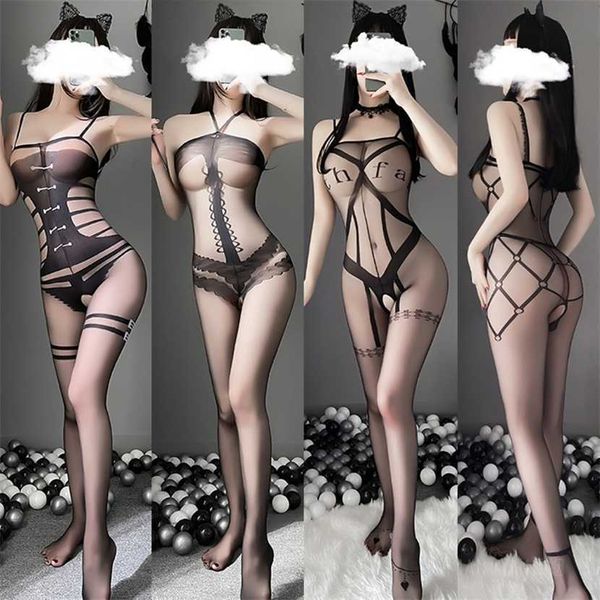 

26% off ribbon factory store women' open chest black transparent sleepwear underwear, Red;black