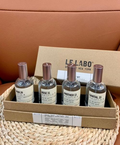 

le labo perfume gift set 4 bottles 30 ml santal 33 rose 31 another 13 the noir 29 eau de parfum lasting fragrance whole cologn6613128