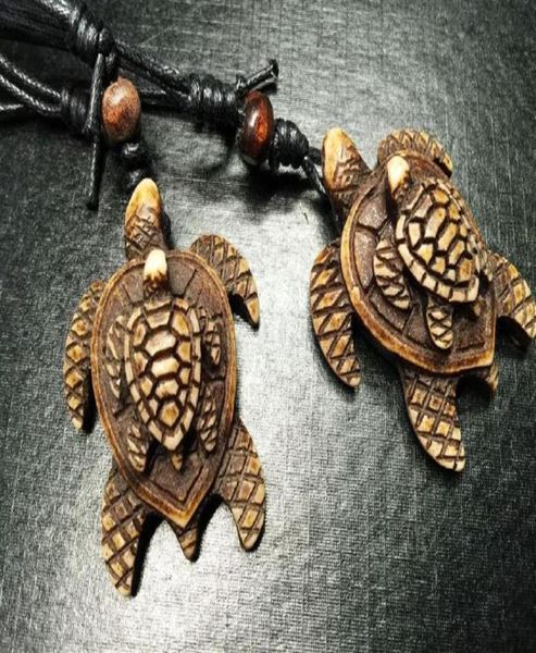 

yqtdmy 12 pcs tribal turtle baby adjustable black rope biker necklace336w3540630, Silver