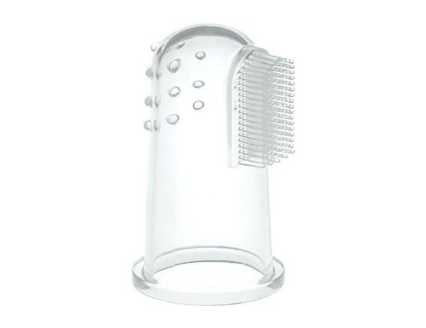 

1000pcslot kids infant soft transparent silicone finger toothbrush newborn baby rubber clean massager training brush soothers t6044432