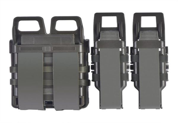 

tactic molle holster magazine bag rifle mag pouch set for hunting game outdoor field essential accessory kit tool box6056075, Camo;black