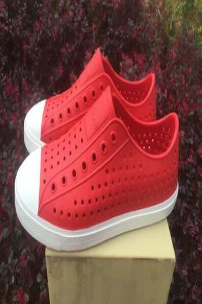 

17color women native jefferson shoes sandals 2019 fashion lovers hole shoe brand flat casual native summer shoes size 356547078, Black