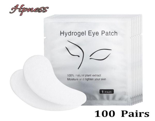 

100pairspack eye care pad hydrating eye tip stickers wraps nonwoven patches under pads lash gel patches your label1304723