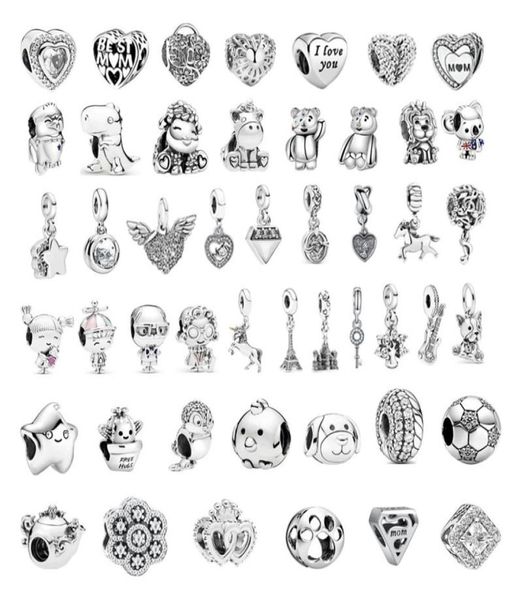 

silver color iron tower guitar lion crown owl boy girl beads fit pandora charms bracelet diy women original fashion jewelry gift4803265, Black