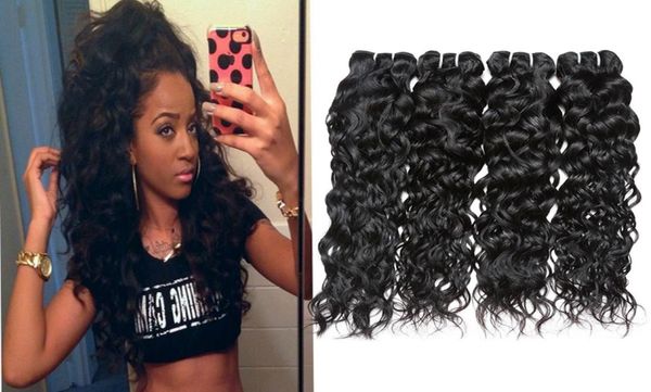 

8a brazilian loose deep curly hair weave kinky straight human hair bundles 3pcs peruvian indian malaysian hair extensions natu4841871, Black