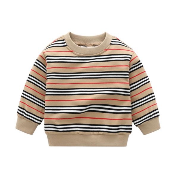 

new winter autumn kids clothes cotton wool knitted striped sweater longsleeved baby boy girl jacket tshirt 16 years3390016, Blue