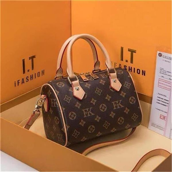 

speedy handbag shoulder bags lady popular handbags women fashion cylindrical cross wallets body coin pouch long zipper pillow practical casu