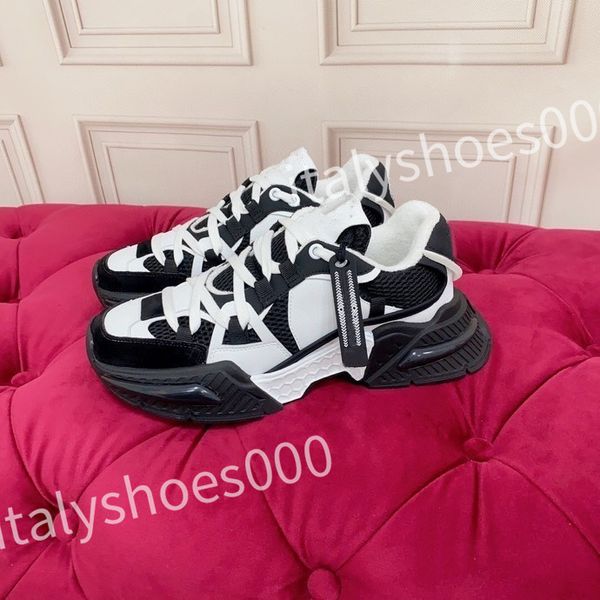 

2023 new r casual shoes woman shoe leather lace up men fashion platform sneakers white black mens womens