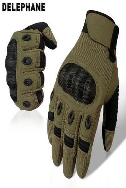 

green tactical full finger gloves men touch screen hard knuckle windproof shooting paintball motorcycle army driving gym glove t209327766, Blue;gray